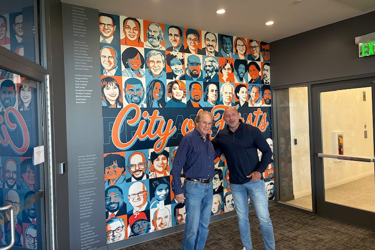 Scott Mazo (left) and Anthony Maher of University Place Associates, in the lobby of 3.0 University Place. The partners say they have saved money by integrating security systems with Philadelphia-based Kognition AI.