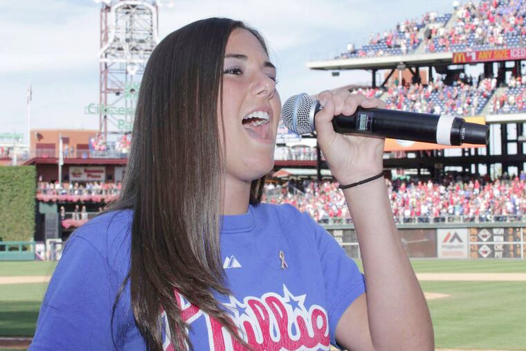 Rachel Olivo, 16, of Margate, N.J., is vying for a top prize of $10,000.