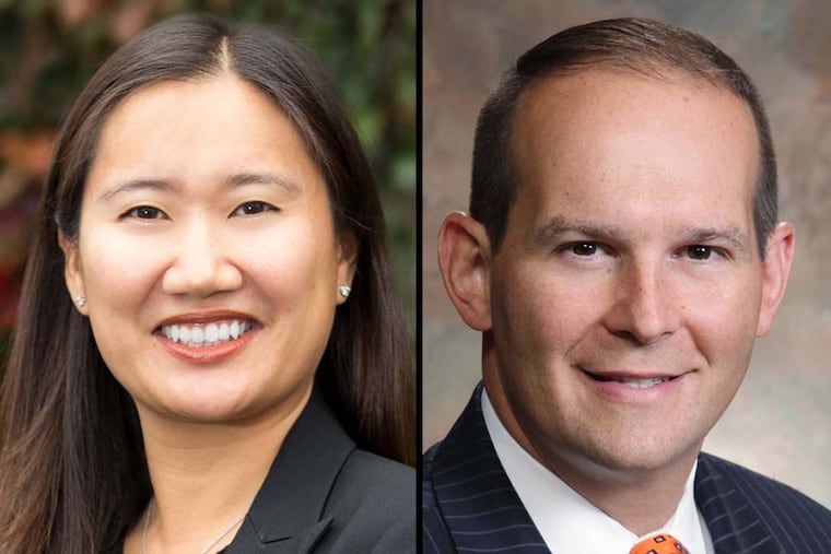 Helen H. Mountain (left) and Eric B. Smith.