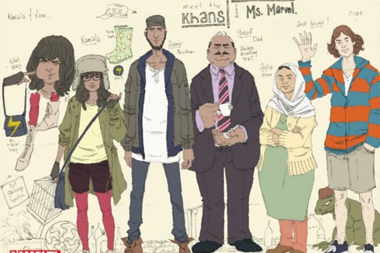 Character designed from Marvel's new comic "Ms. Marvel."