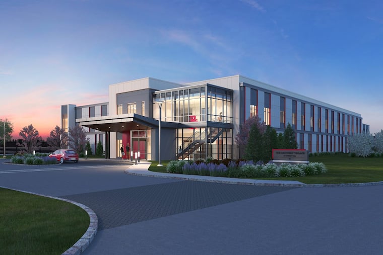 An artists rendering of the Recovery Village in Cherry Hill, slated to open late in 2019.
