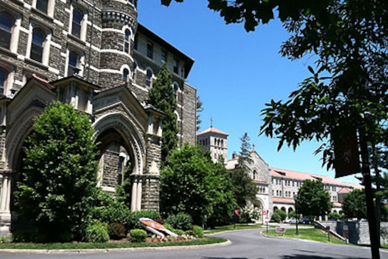 Chestnut Hill College in Philadelphia on Friday afternoon. (Laurence Kesterson / Staff Photographer)