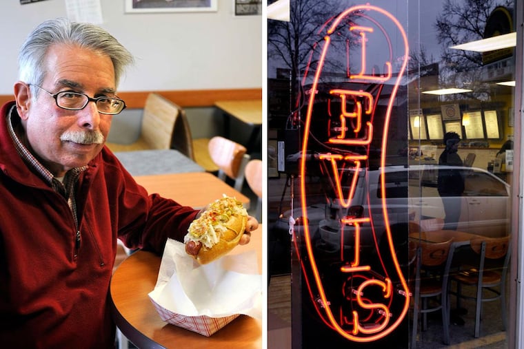 Elliott Hirsh at the Abington Township shop in 2012.