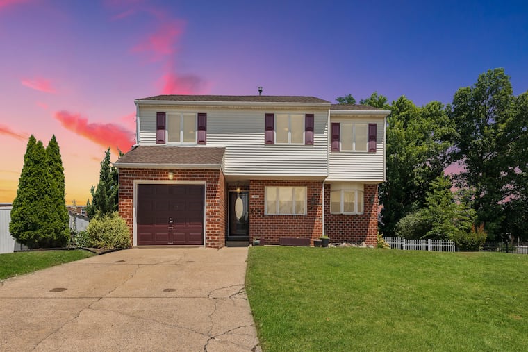 The West Torresdale four-bedroom Colonial is located on a cul-de-sac.