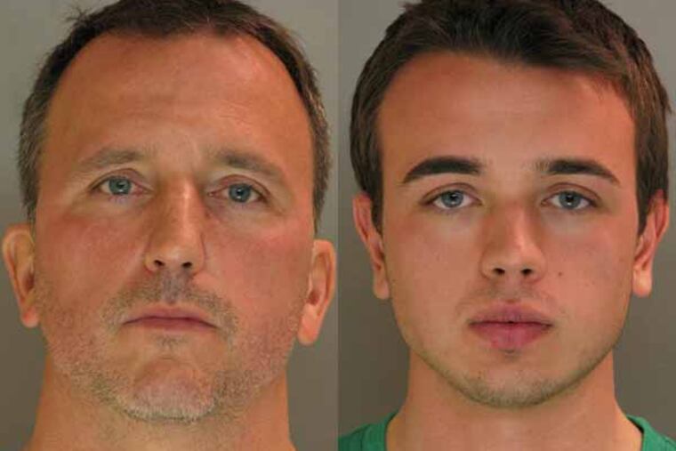 Raymond Elliott Bonnett and his son Elliott Andrew Bonnett.