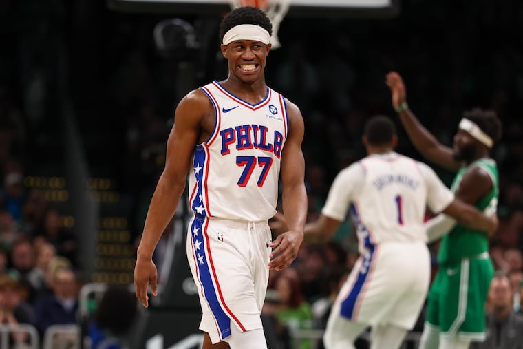 Rookie VJ Edgecombe scored 30 points in the Sixers' Game 2 win over the Celtics.