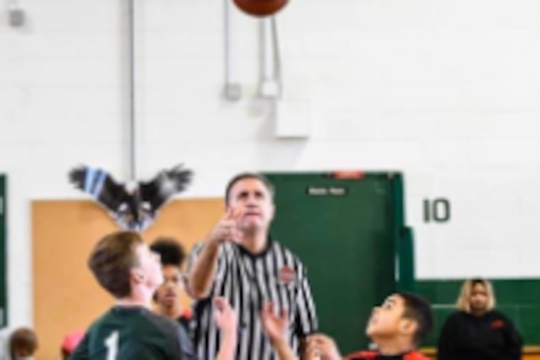 Marty Derer refereed one of the last games played this season before high school basketball games in South Jersey were canceled due to the pandemic.