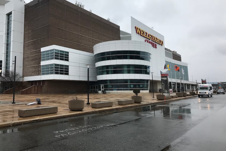 The Wells Fargo Center, the largest venue in Philadelphia outside Lincoln Financial Field and Citizen's Bank Park, will likely be impacted by the spread of the coronavirus after city officials on Tuesday recommended the public avoid gatherings of more than 5,000 people.