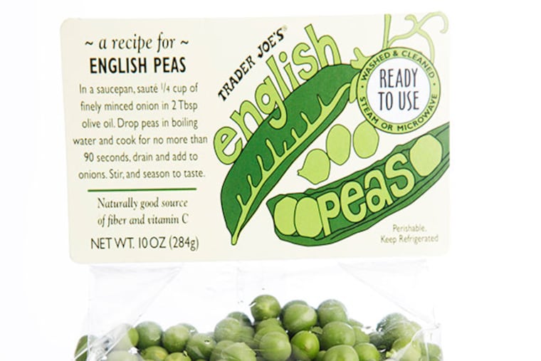 Trader Joe's English Peas. ( MICHAEL S. WIRTZ / Staff Photographer )