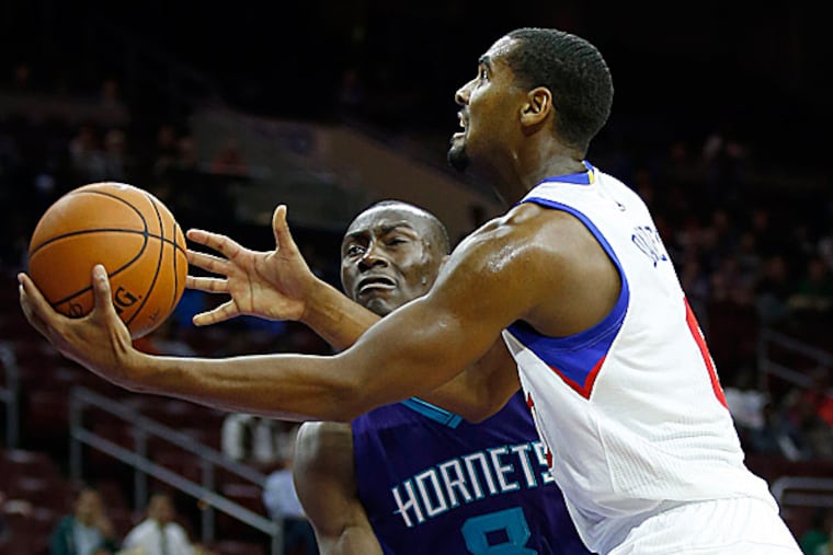 76ers forward Brandon Davies. (Yong Kim/Staff Photographer)