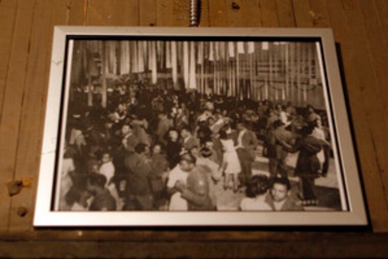 A World War II-era picture of the ballroom at 5801 Germantown Ave. "It was like a USO place," a local historian said.