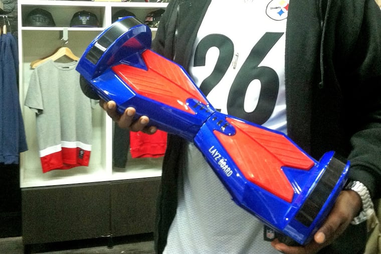 Alvin Budd, of Conshohocken, said he would consider chipping in to help his sons, 19 and 21, buy hoverboards. He said reports of fire risks are likely attributable to cheap brands.