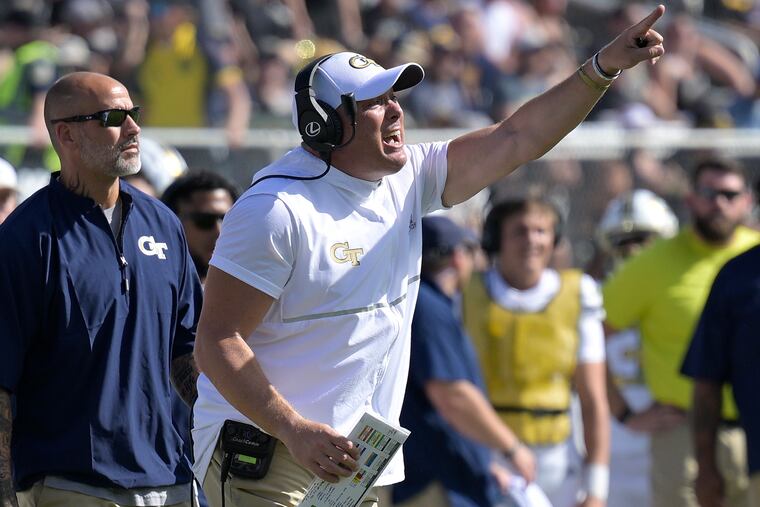 Georgia Tech head coach Geoff Collins was fired on Monday.