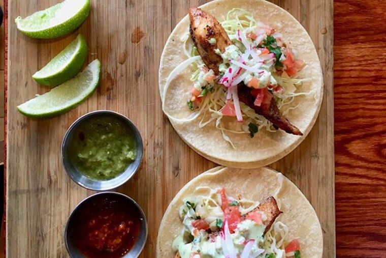 Tacos ($3 each) at Keg & Kitchen.