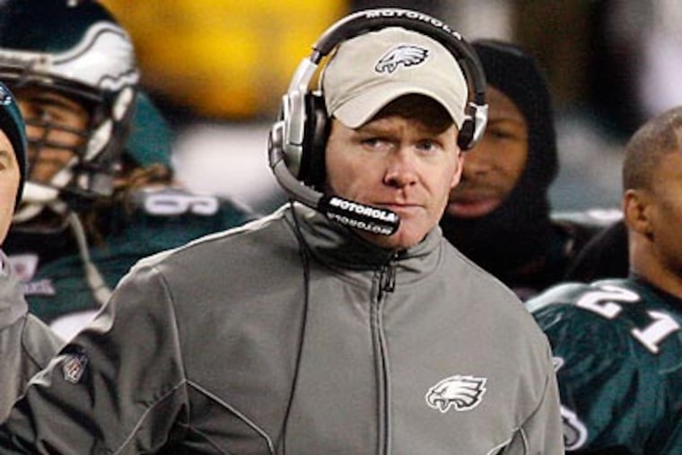Sean McDermott has been the Eagles defensive coordinator for two seasons. (David Maialetti/Staff Photographer)