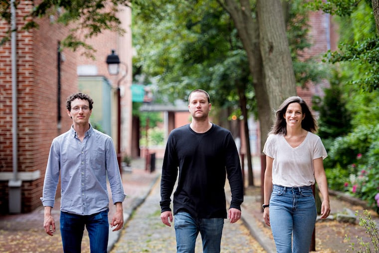 From left, Mainfactor co-founders Jamie Ross, MIke Fiebach, and Meredith Franzese.