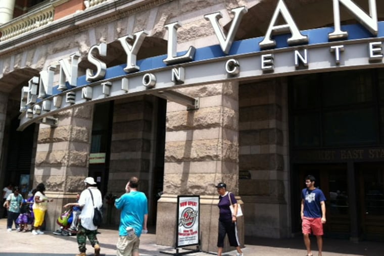 Pennsylvania Convention Center's Market Street Entrance. (Reid Kanaley / Staff)