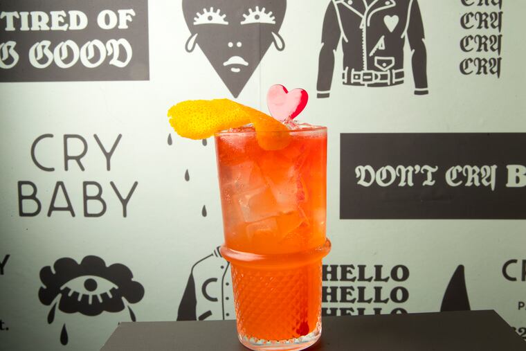 The DonÕt Cry, Be Bitter cocktail at Cry Baby Pasta in the Queen Village section of Philadelphia on April 5, 2019.