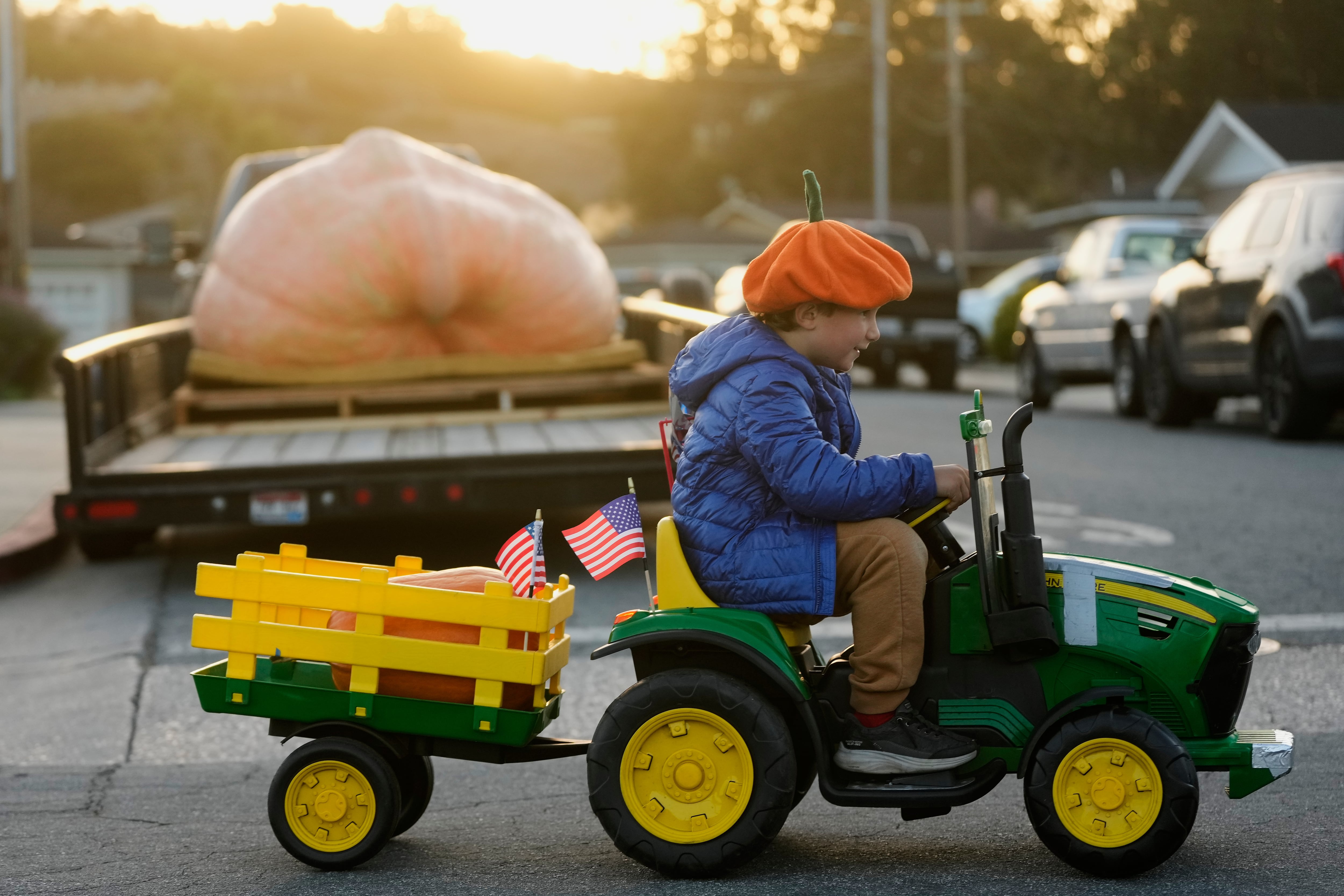 3,156-pound pumpkin grown in Rhode Island is inspected for possible world record