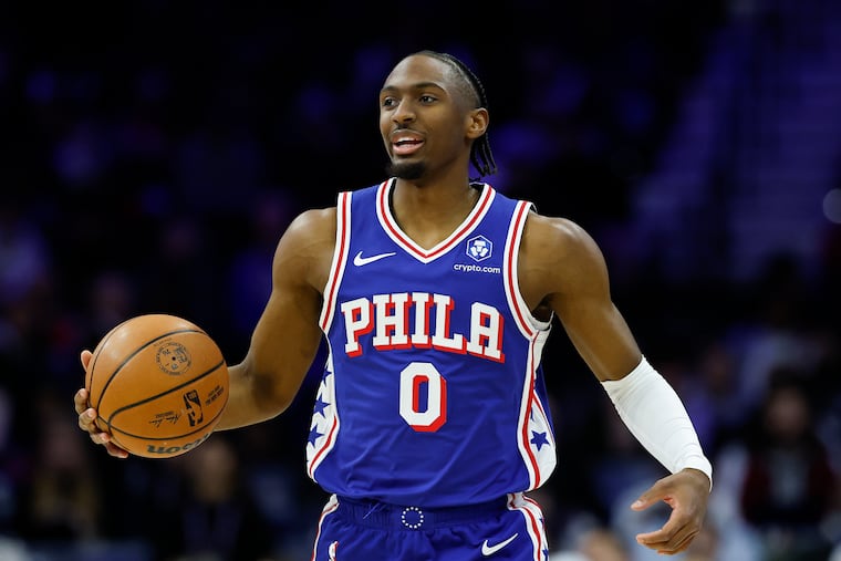 Sixers guard Tyrese Maxey is back from a little finger tendon strain at least a few days earlier than anticipated.