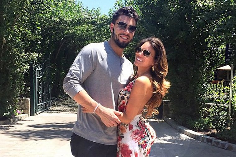 Former Fox29 reporter Kacie McDonnell and boyfriend Eric Hosmer from the Kansas City Royals.