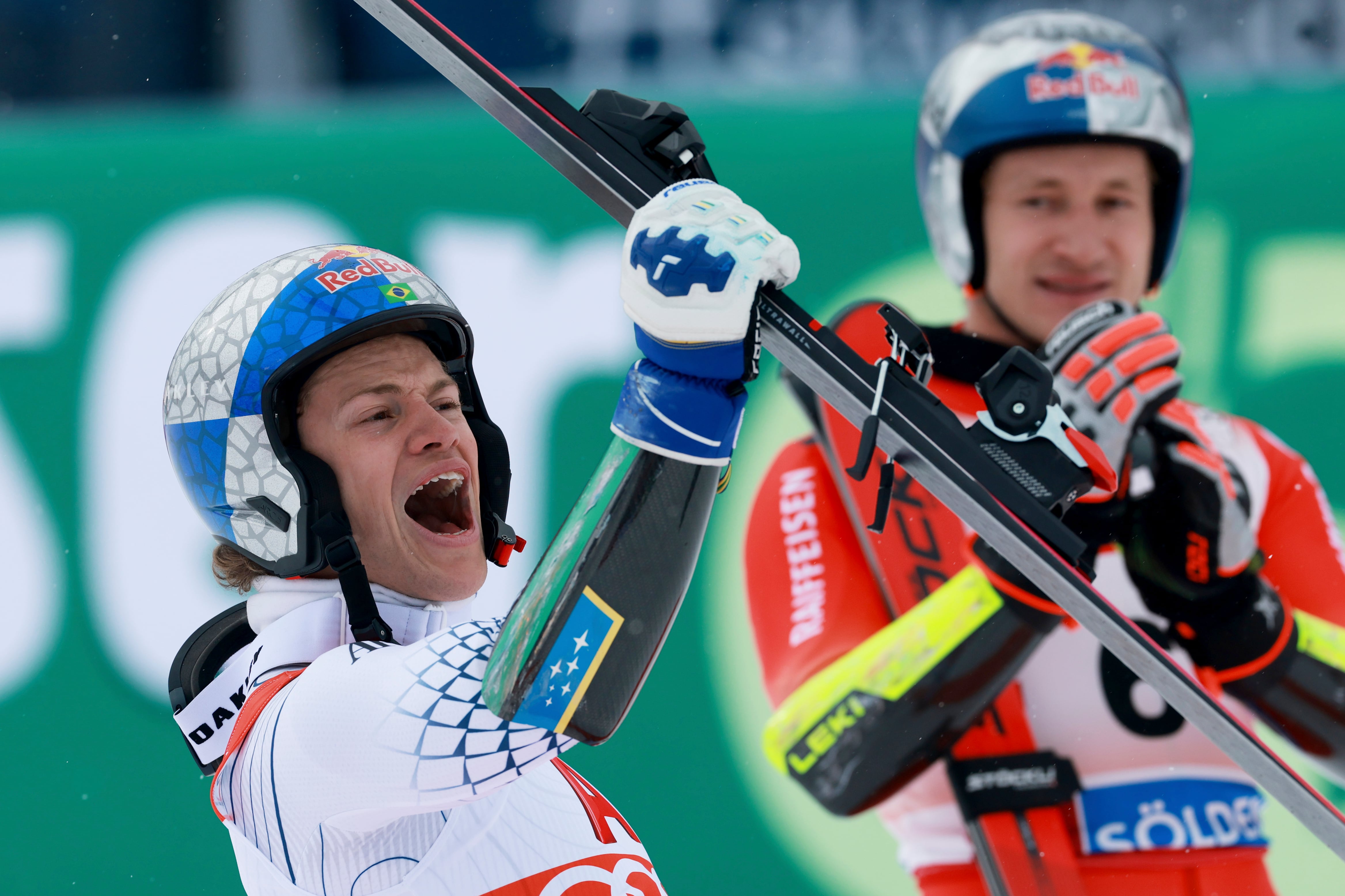 Brazil's Olympic skiing champion Pinheiro Braathen wins season-opening giant slalom