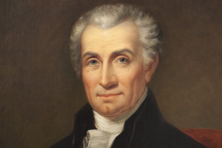 Portrait of James Monroe by Rembrandt Peale.
