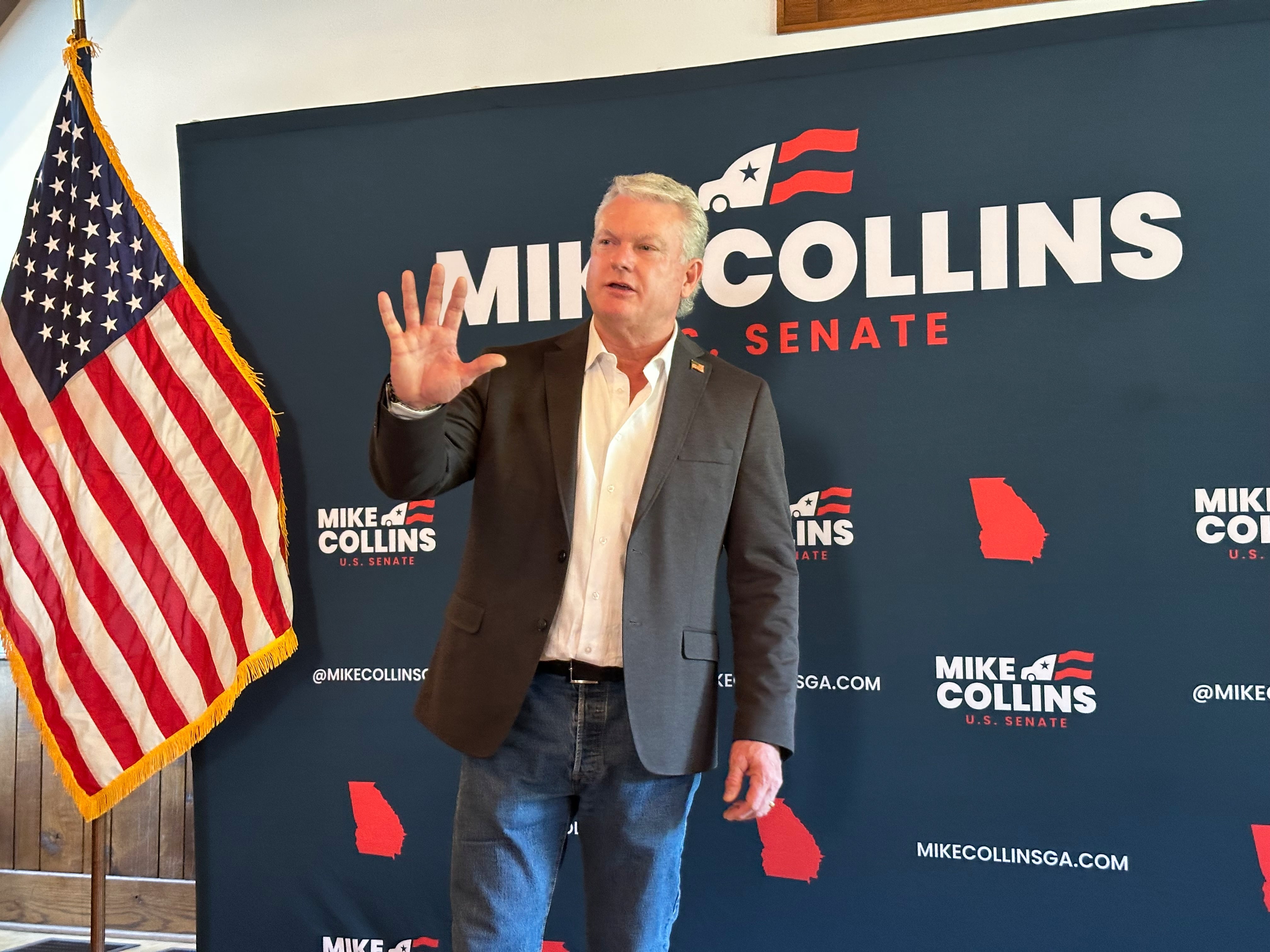 Trump endorses Mike Collins in Georgia Senate runoff