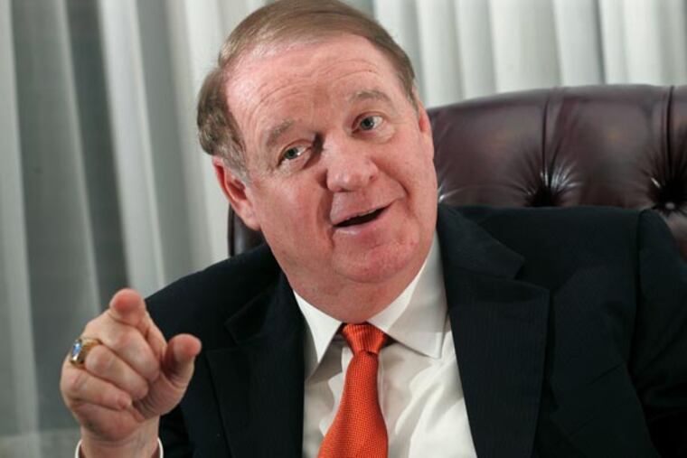 Former Gov. Richard Codey (D., Essex) decided he will not run against Gov. Christie next fall. (AP Photo/Mel Evans, file)