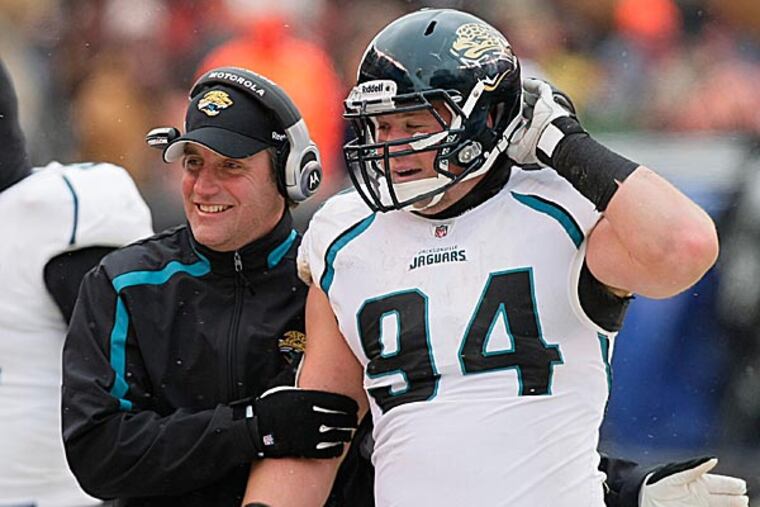 The Eagles are interested in the Ravens' Ted Monachino, according to NFL sources, but Baltimore could always block the up-and-coming linebackers coach from leaving. (Mark Duncan/AP file photo)