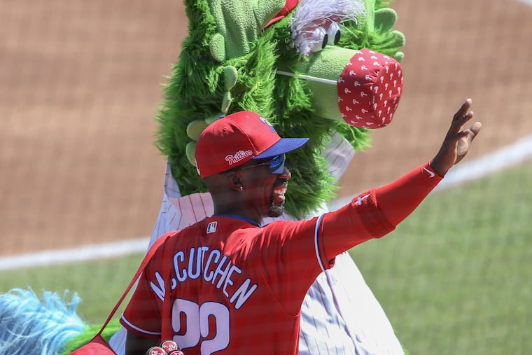 Phillies left fielder Andrew McCutchen was MVP of the National League in 2013, when he helped the Pittsburgh Pirates snap a 20-year postseason drought.