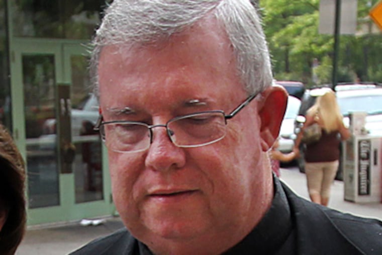 Msgr. William J. Lynn faces trial in March in abuse cases. (Alejandro A. Alvarez / Staff Photographer)