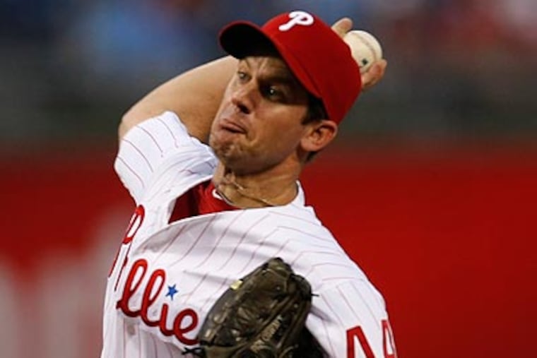 Roy Oswalt did not always throw a changeup, but now it is one of his most reliable pitches. (Michael S. Wirtz/Staff Photographer)