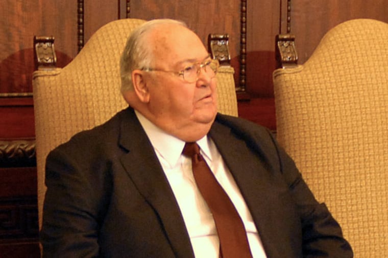 Herb Lotman attended a meeting at City Hall in 2010. He died Thursday, May 8, 2014, at the age of 80. Tom Gralish/Staff Photographer/File