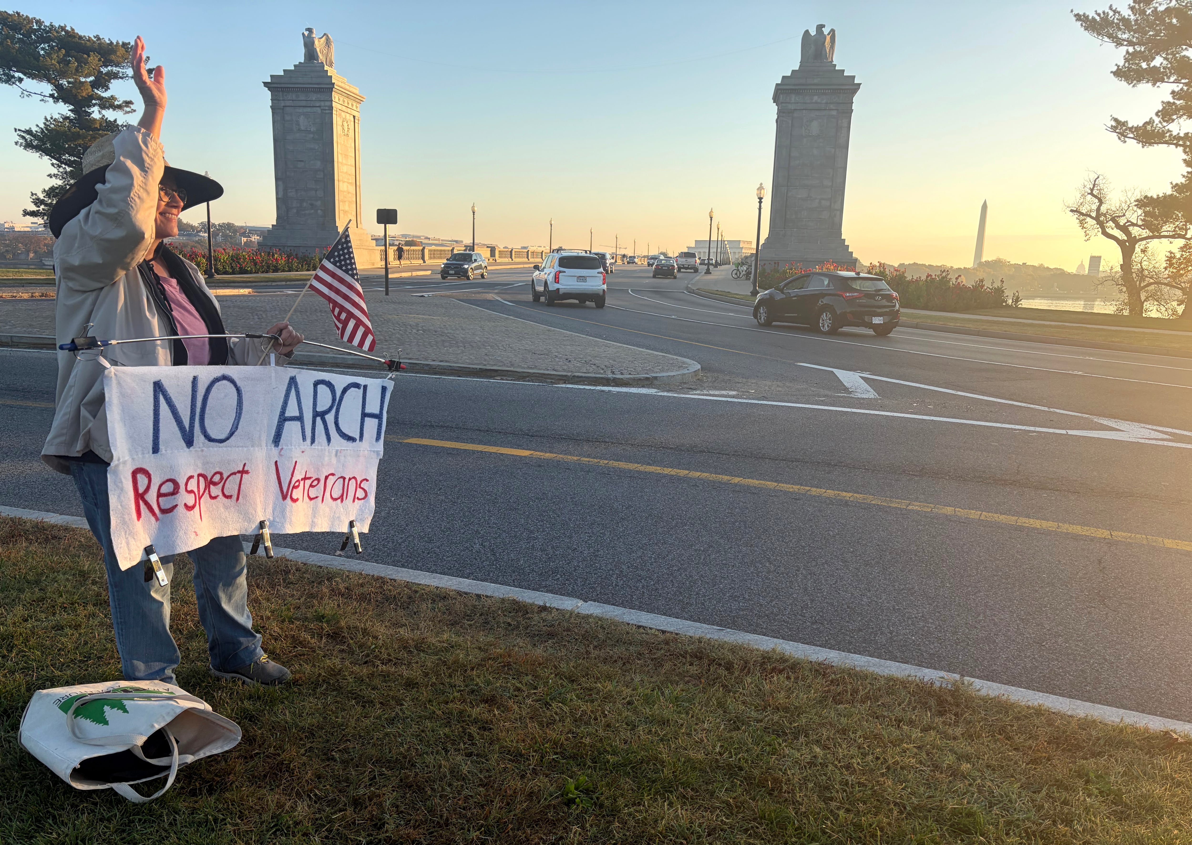 D.C. and Virginia sue to block Trump’s proposed triumphal arch