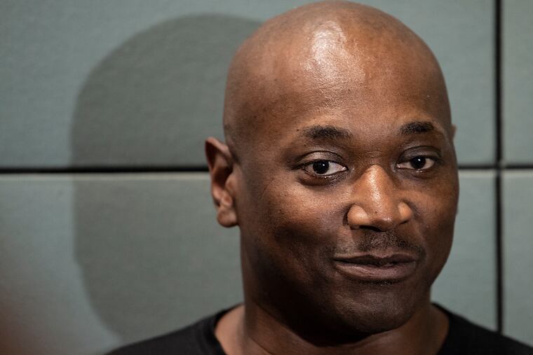 Phillip Daniels, during a press conference last June.