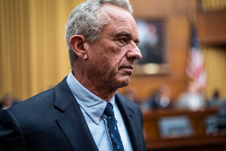 Former presidential candidate Robert F. Kennedy Jr. on Capitol Hill in 2023.