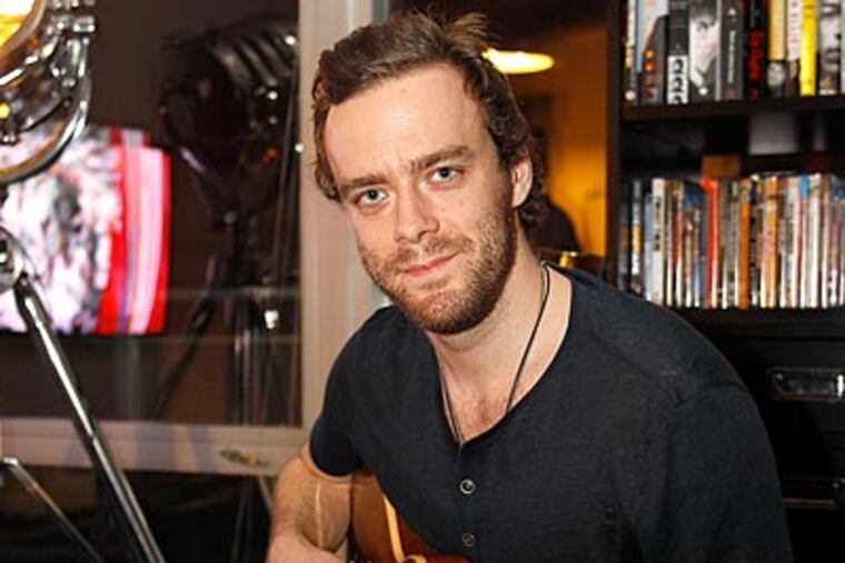 Ville Leino in his Old City apartment. (Yong Kim/Staff Photographer)