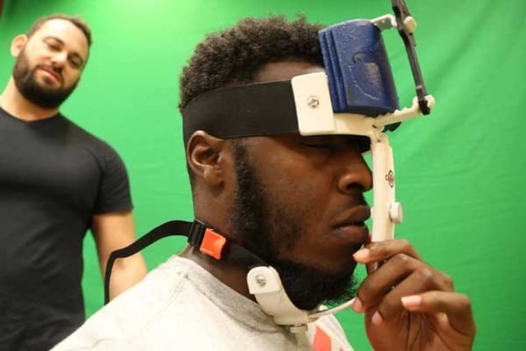 Alan Philipson developed the portable neck-strengthening device that some doctors say can make all the difference in preventing concussions and other injuries. (Carline Jean/Sun Sentinel/MCT)