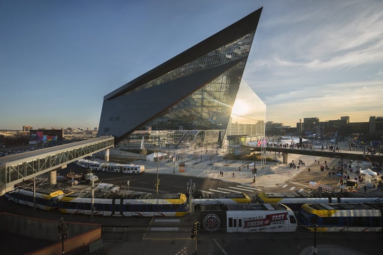 U.S. Bank Stadium in downtown Minneapolis.