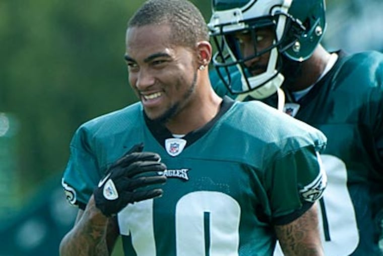 "Sometimes it does get hard, but I think it will be worked out," DeSean Jackson said about a new deal. (Clem Murray/Staff file photo)