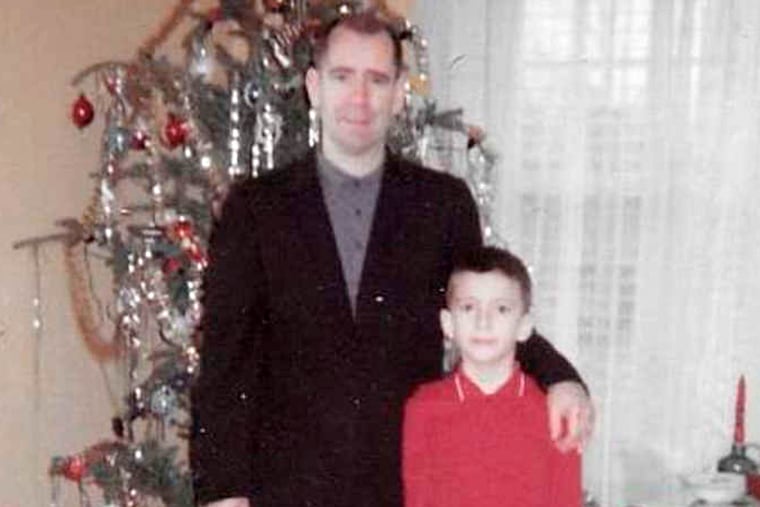 The young Tom Wilk with his father, Thomas Wilk Jr.