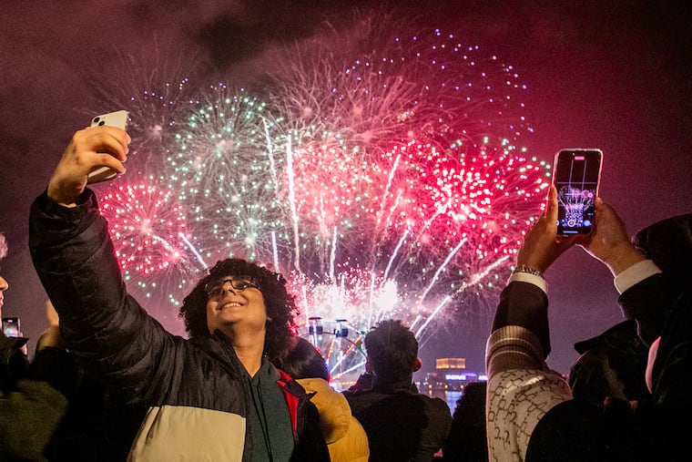 New Year's fireworks in 2025. In honor of America's 250th birthday in 2026, Philly's New Year's Eve firework shows will be triply explosive.