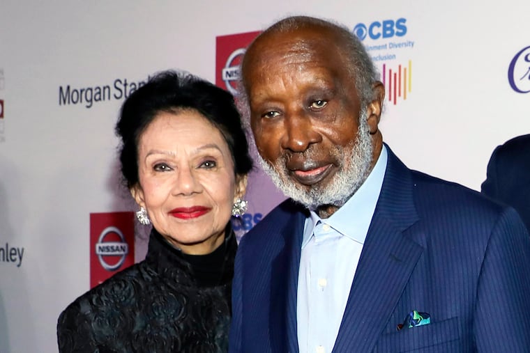Jacqueline Avant, left, and Clarence Avant appear at the 11th Annual AAFCA Awards in Los Angeles in 2020.