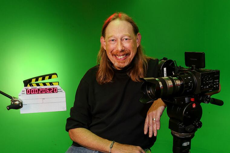 John A. Berton, a professor at Drexel, worked on the visual effects for "Jurassic Park" and "Terminator 2." (Steven M. Falk/Staff Photographer)