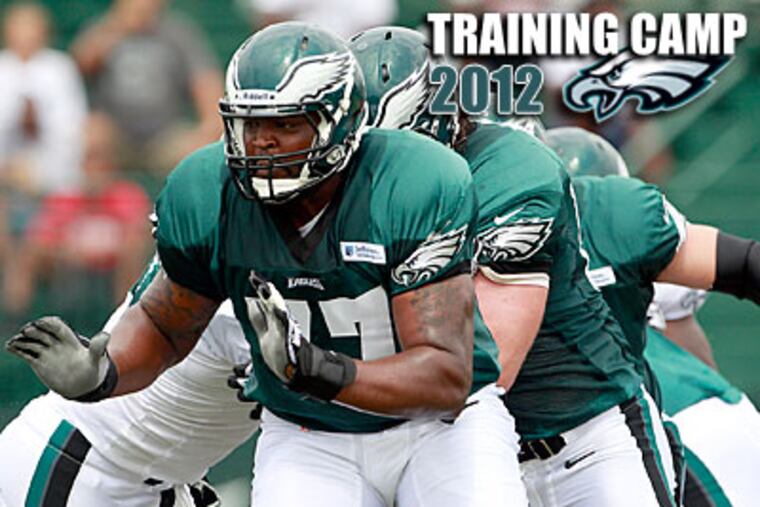 Demetress Bell, 28, is sharing a dormitory room at training camp with the man he is replacing. (Yong Kim/Staff Photographer)