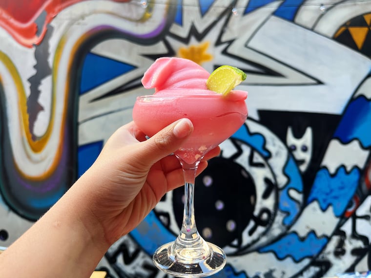 Soft serve strawberry margarita at DBG, 1311 Sansom St., Philadelphia.