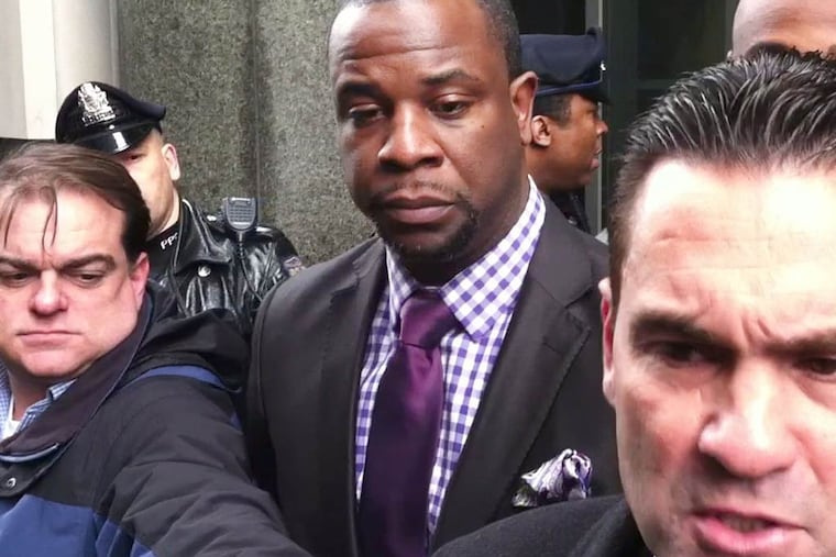 Jonathan Josey, outside the crinminal justice center, in Philadelphia, Pennsylvania, on February 26, 2013. Mensah Dean / Staff