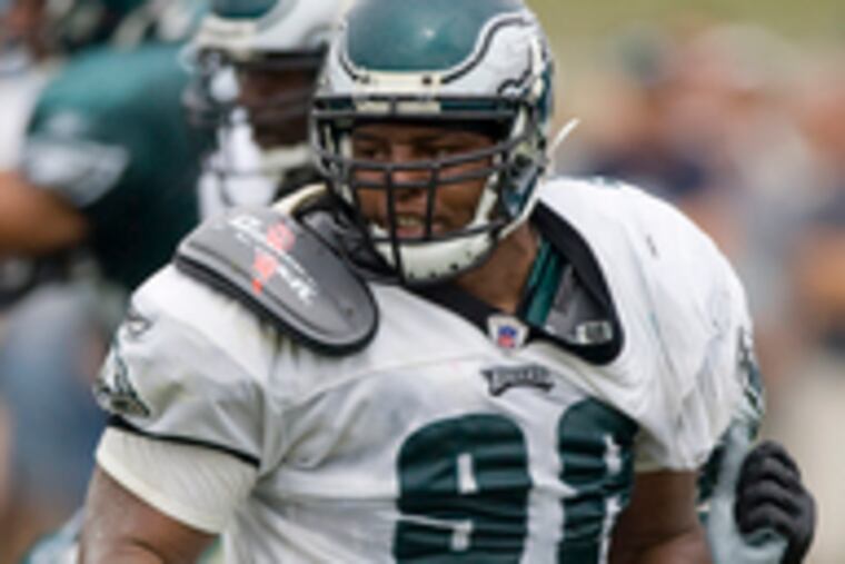 Defensive tackle Mike Patterson is one of the five listed starters from the Eagles' 2005 draft class.