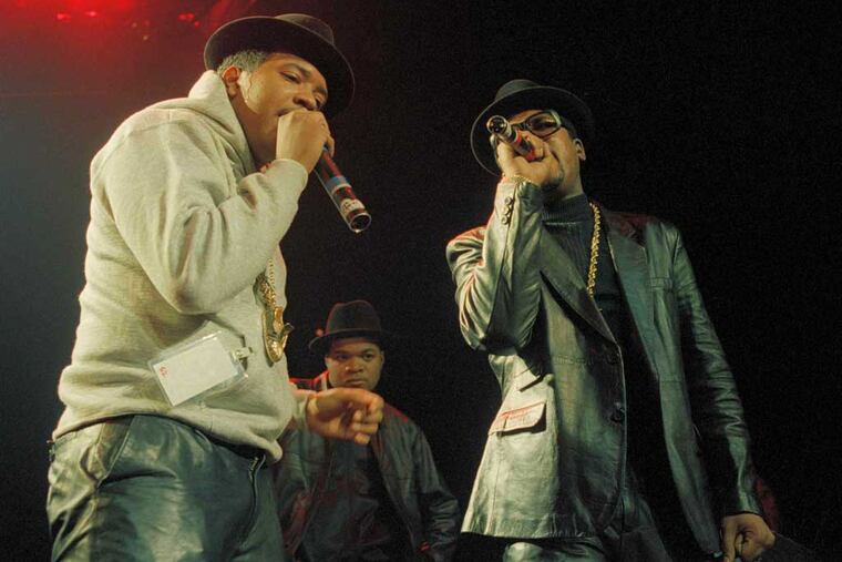 Run-D.M.C. at Madison Square Garden in 1986. Boom 107.9 hopes to attract nostalgic hip-hop listeners with old-school performers.